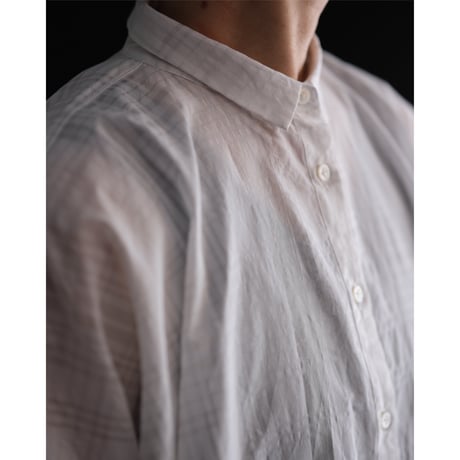 Checked Gathered Blouse｜SACUCA