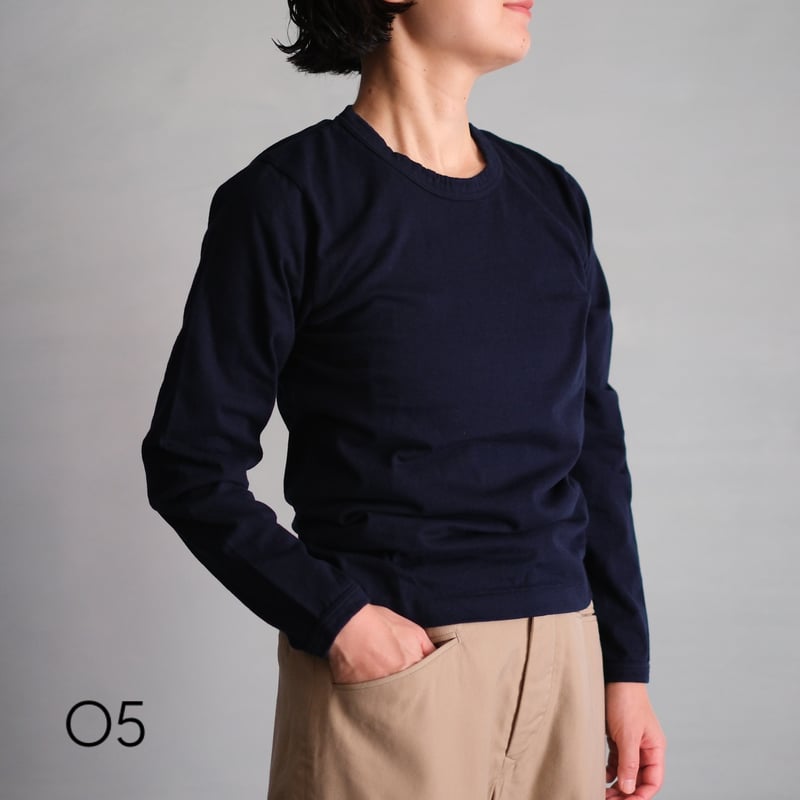 MAROBAYA｜長袖Tシャツ(紺) | 84