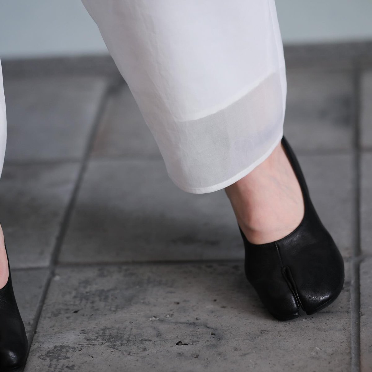 White organza layered pants|TENNE HANDCRAFTED M White organza layered pants|TENNE HANDCRAFTED M