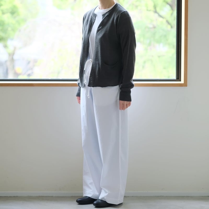 ワイドパンツ(ファインコットンポプリン)|eleven2nd | 84 ワイドパンツ(ファインコットンポプリン)|eleven2nd | 84