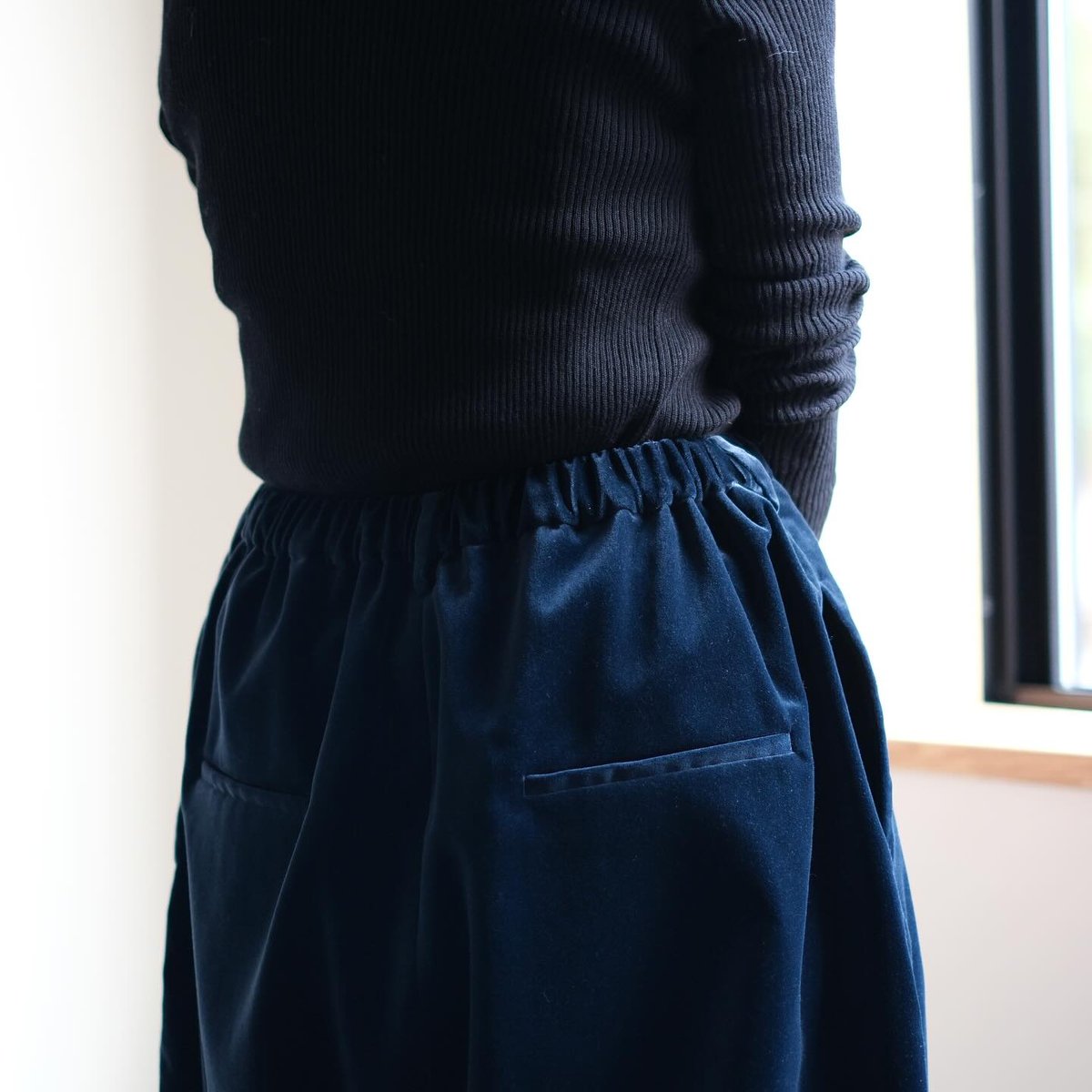 3 Tuck Tapered Pants (Velvet）｜TENNE HANDCRAFTED...