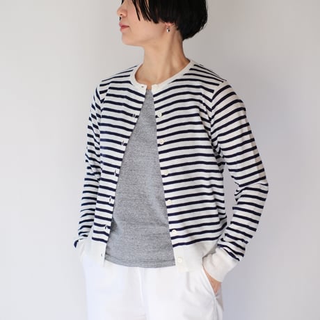 Border Button  Cardigan｜eleven2nd