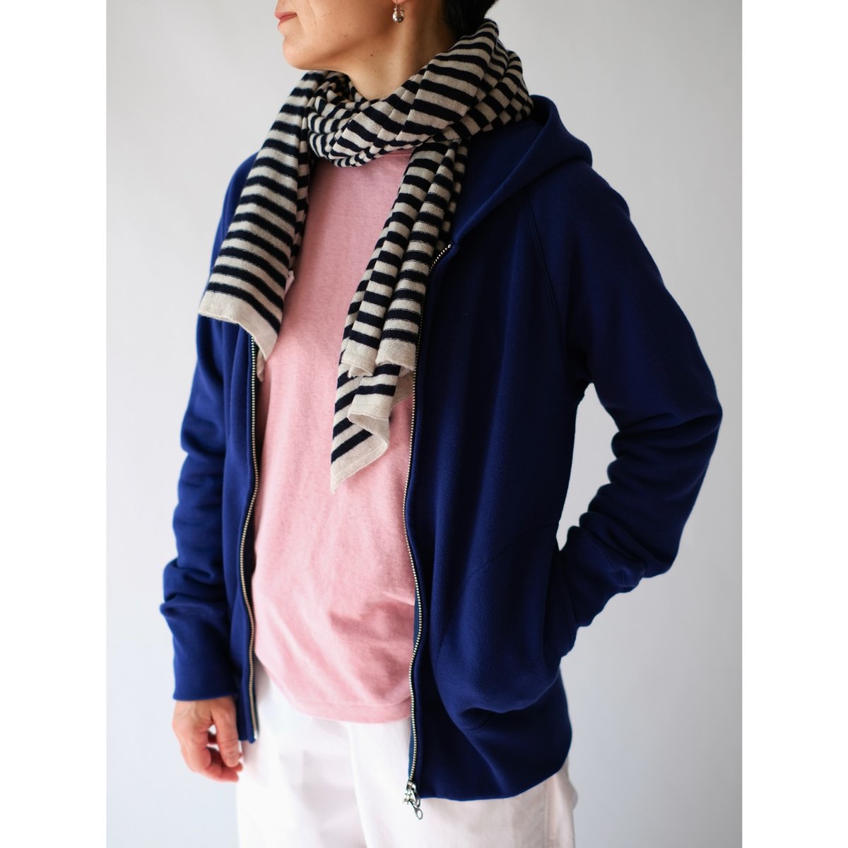 Hooded Zip-up （Dk.blue）｜eleven2nd | 84