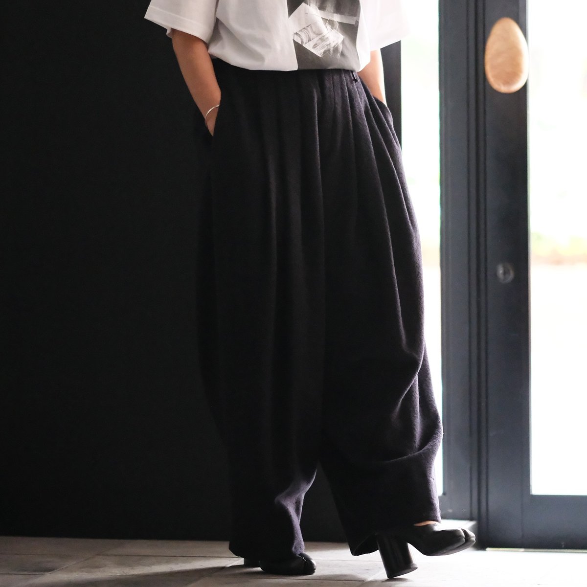 アメリカヴィンテージ 山や湖の柄 ストレートコットンパンツ OTOE セール】 コットンツイル ストレートパンツ （その他パンツ