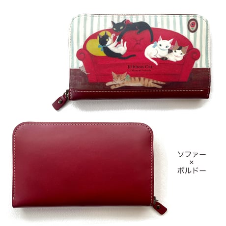 リボンキャット ラウンド財布