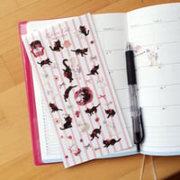 リボンキャットキラキラシール