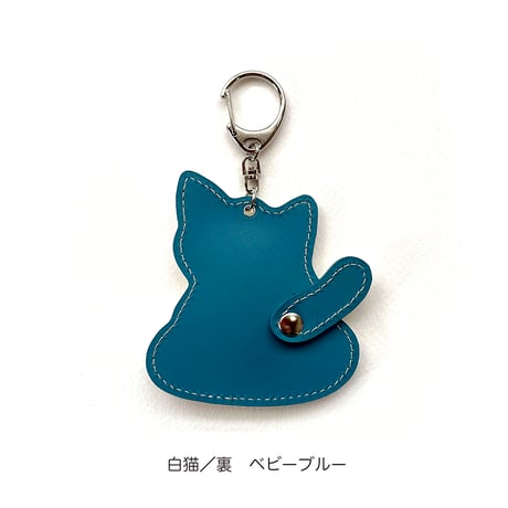 リボンキャット ダイカットキーホルダー
