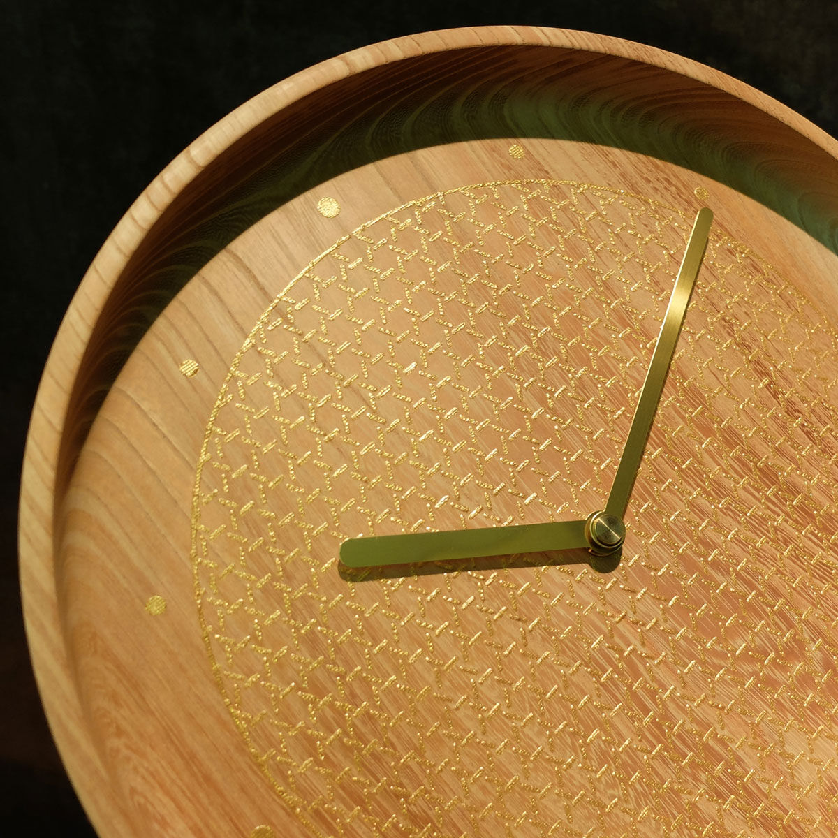KOMON WOOD CLOCK［MIYABI］ 【MOKULABO】 | 木製品の通販サイト
