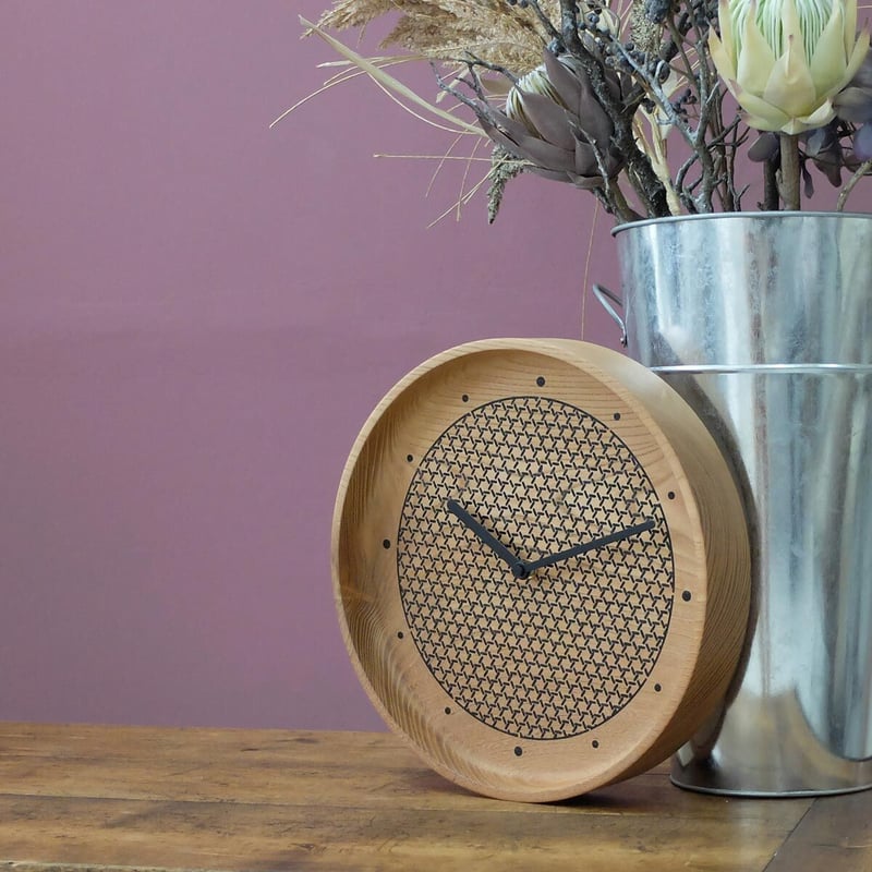 KOMON WOOD CLOCK［MIYABI］ 【MOKULABO】 | 木製品の通販サイト