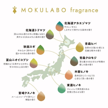 エッセンシャルオイル　秋田スギ 【MOKULABO fragrance】