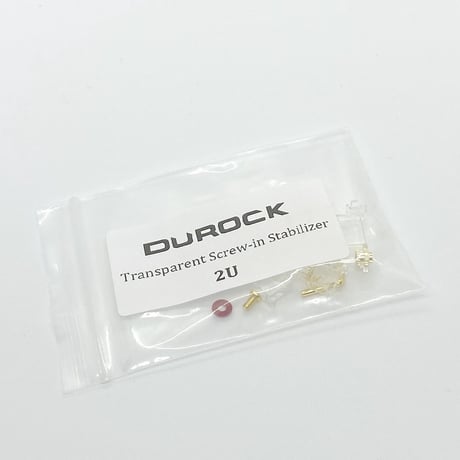Durock 2U V2 PCBマウントスタビライザー（クリア）