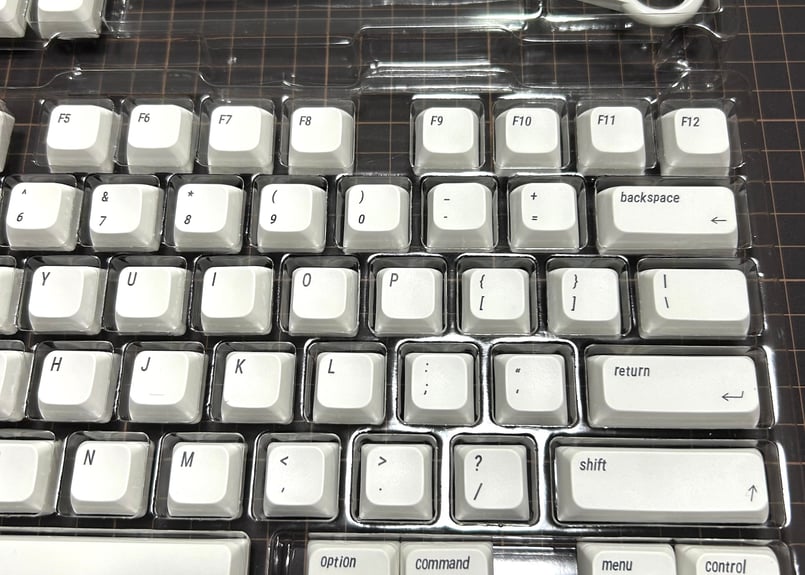 PBTFans Classic Gray キーキャップセット Pbtfans Bowキーキャップ