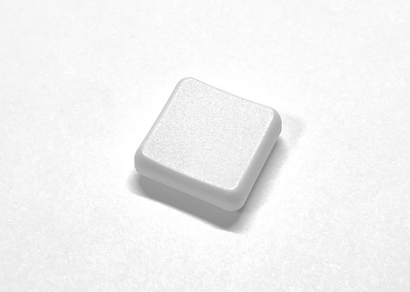 Chocfox CFX Choc用ロープロファイルキーキャップ(1U/ホワイト Chocfox CFX Choc用ロープロファイルキーキャップ(1U/ホワイト
