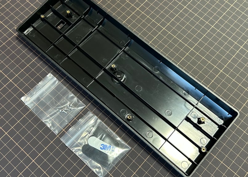 GH60互換 60%キーボード用プラスチックケース（ブラック 