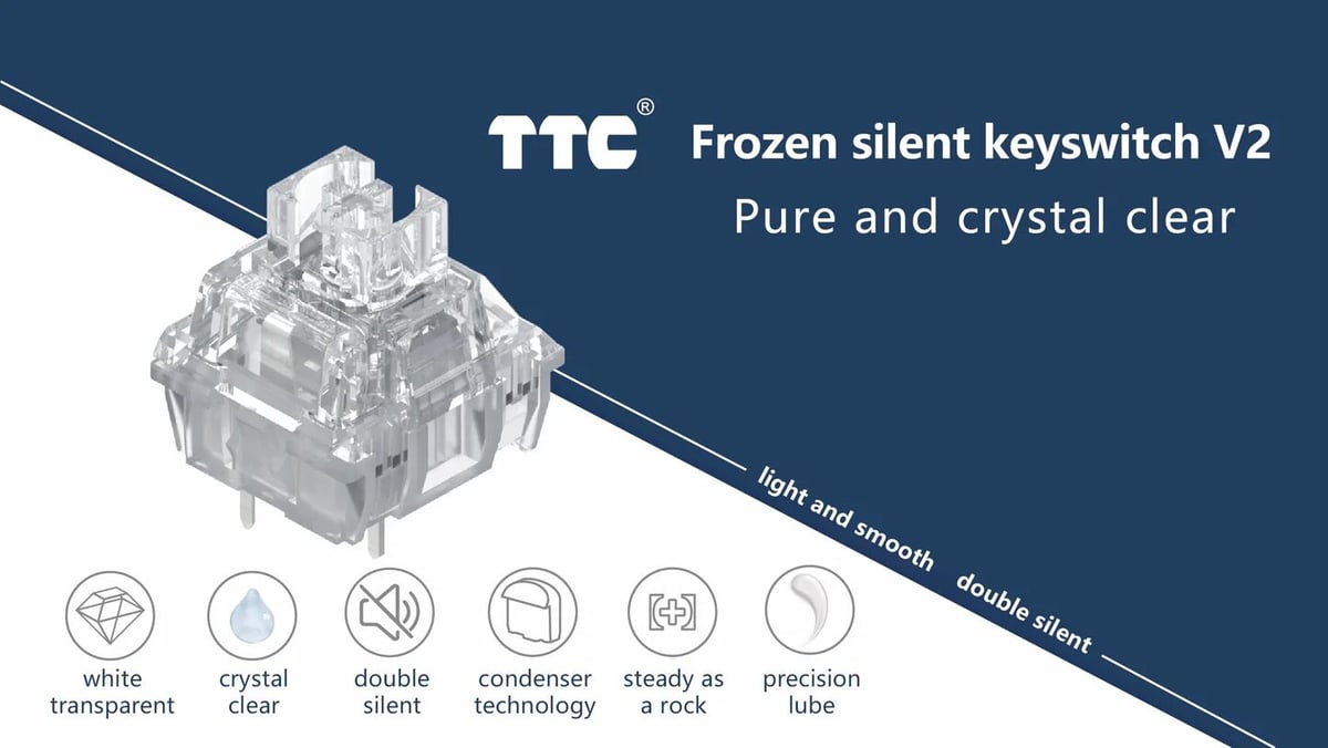 TTC FrozenSilent V2 Silent Linear Switch （3pin/...