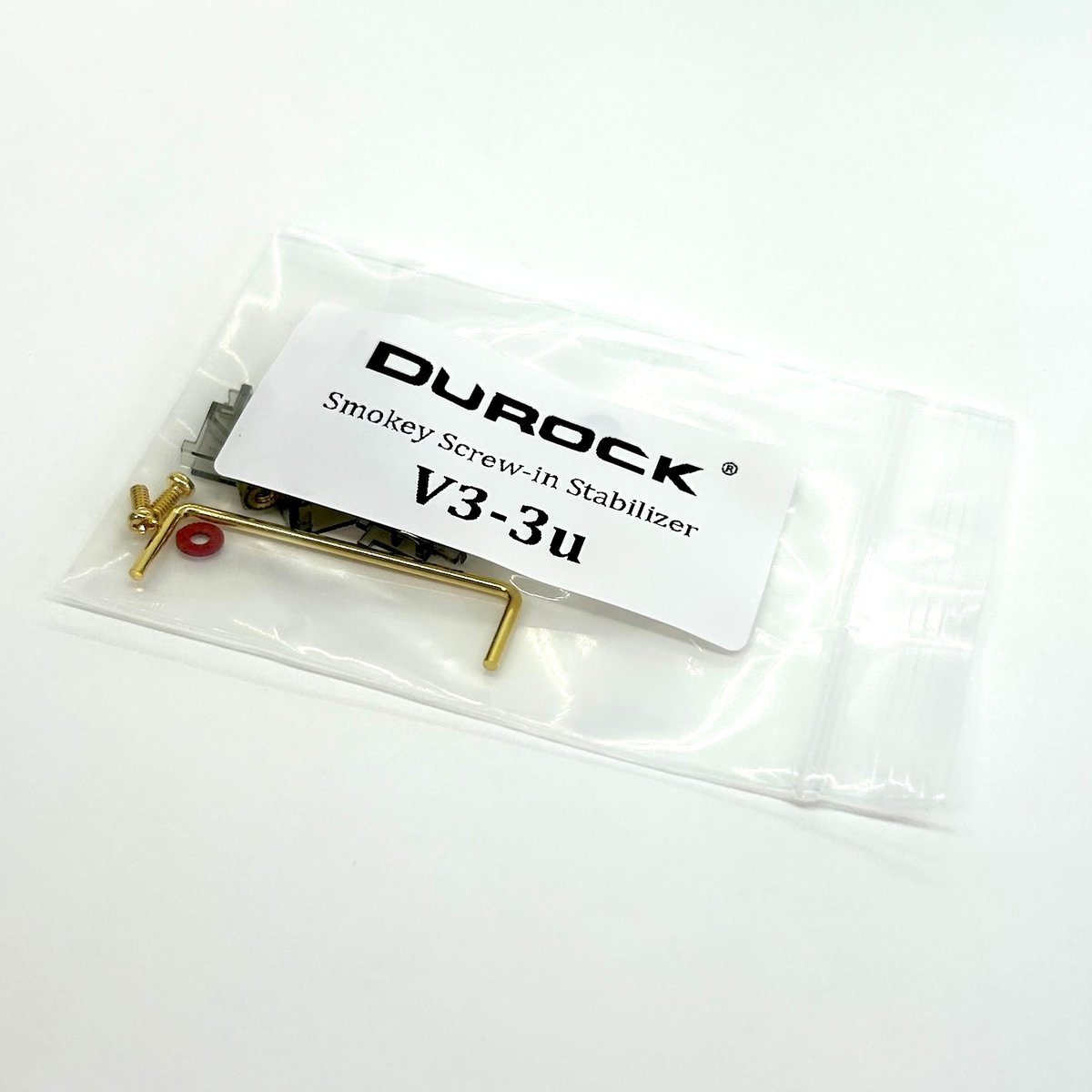 DUROCK 3U V3 PCBマウントスタビライザー(スモーキー/ゴールド DUROCK 3U V3 PCBマウントスタビライザー(スモーキー/ゴールド
