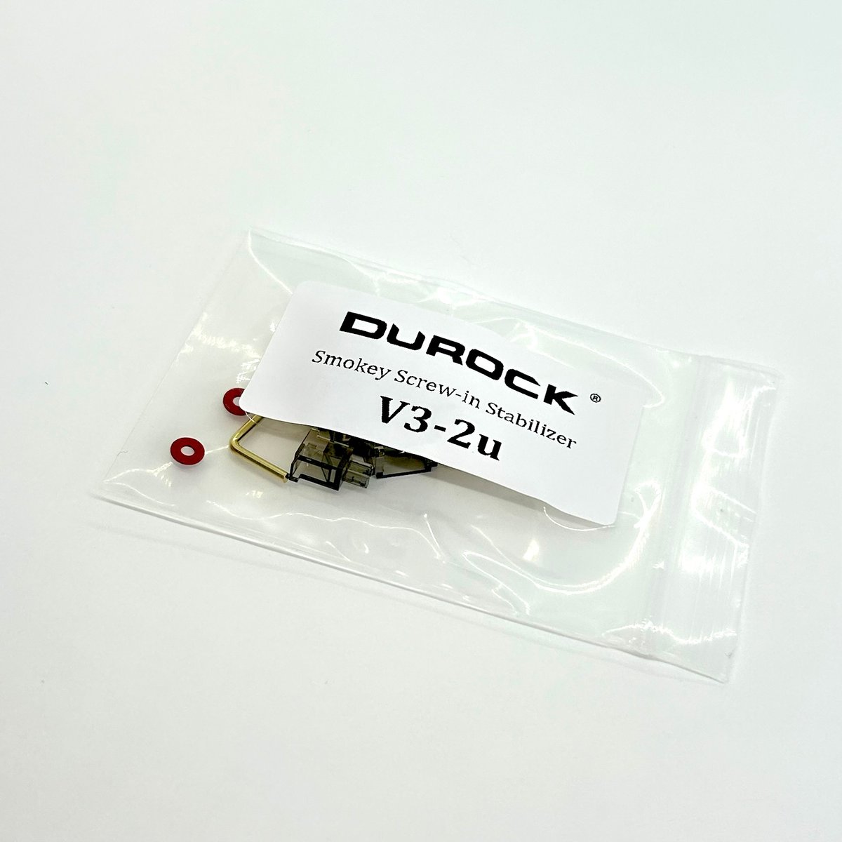 DUROCK 2U V3 PCBマウントスタビライザー(スモーキー/ゴールド DUROCK 2U V3 PCBマウントスタビライザー(スモーキー/ゴールド