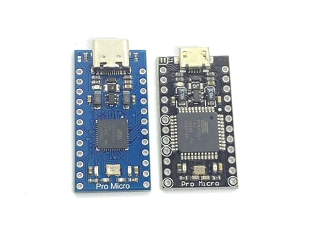 Pro Micro ATmega32U4-MU 5V/16MHz/USB-C(互換品/青)
