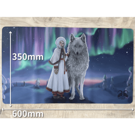 Lサイズ VAPEビルド&ゲーミングマット 350 × 600 × 2 (mm) World So Cold