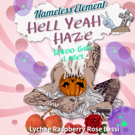 50mL ライチラズベリーローズラッシー "Hell Yeah Haze" VAPEリキッド