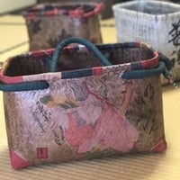 一閑張りバッグ　sample
