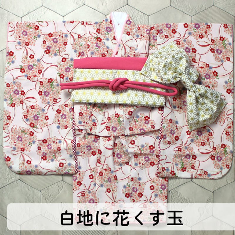 七五三3歳女の子(被布スタイル) レンタル着物一式 | ameriajaponica