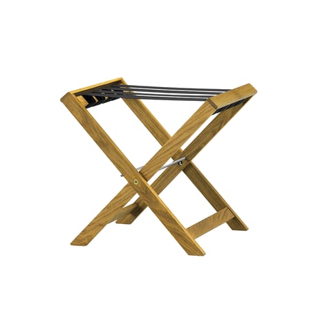 TRINAL stool / Leather / Oak