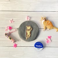 プロペラネコのまぁるいポーチ