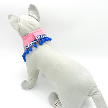 【K−327】お名前入り刺繍スカーフ（PK）  ※注意事項をよくお読みの上ご注文ください。