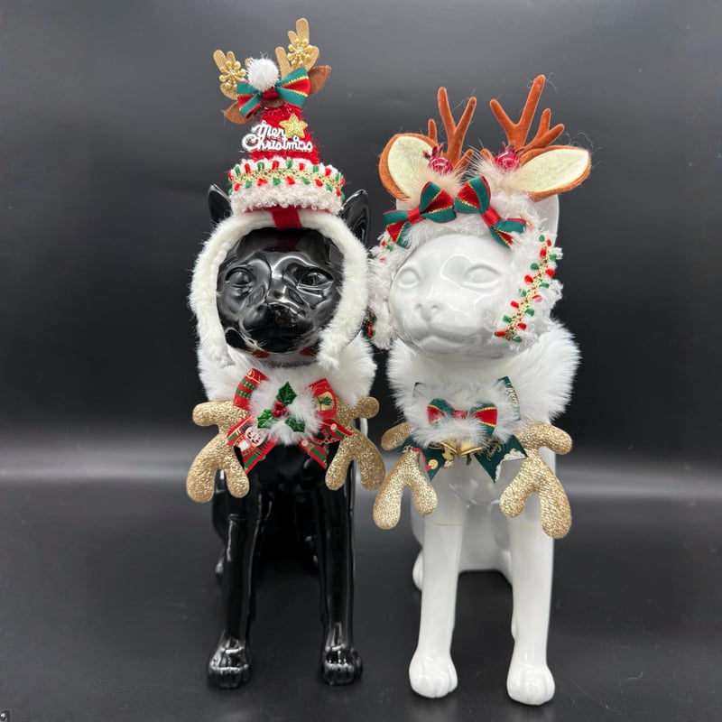 K-706サンタ帽子Merry Christmas ロゴカチューシャ | KiKi