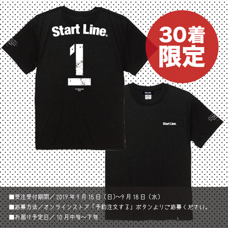 StartLine 1st Anniversary T-shirt／1周年記念Tシャツ（Black／ブラック）