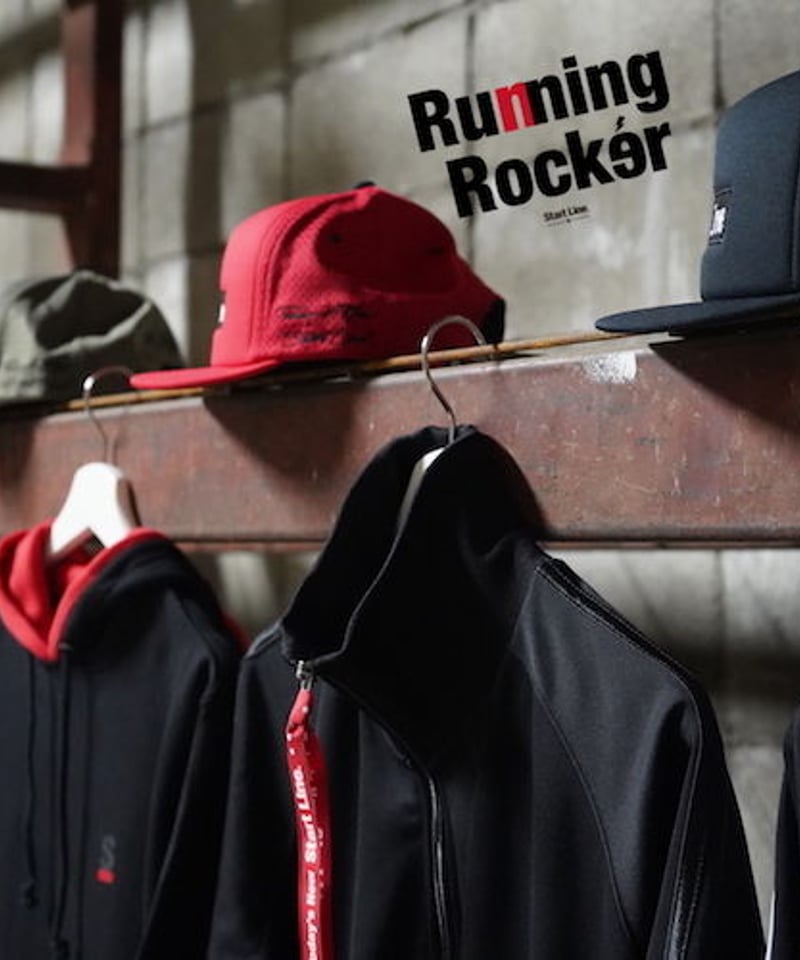 W-Zip Lines Jersey ／ダブルジップラインジャージ（Black × Red／ブ