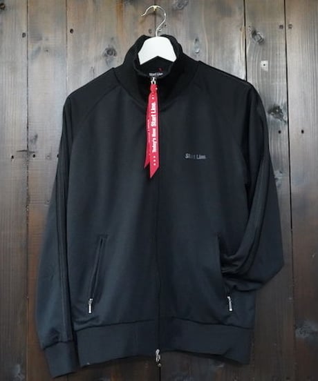 W-Zip Lines Jersey ／ダブルジップラインジャージ（Black × Black／ブラック × ブラック）