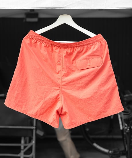 【M残り1点】Light Nylon Shorts／ライトナイロンショーツ（Coral／コーラル）