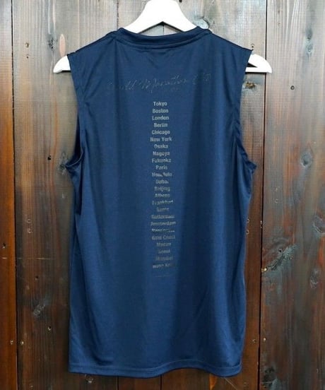 World Marathon City No-sleeve／ワールドマラソンシティーノースリ（Navy／ネイビー）