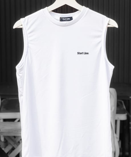 Today`s New StartLine No-sleeve／トゥデイズニュースタートラインノースリ（White／ホワイト）
