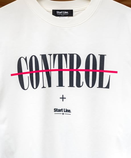 【M,L残り1点】CONTROL+Z T-shirt ／コントロールゼットTシャツ（White／ホワイト）