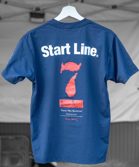【追加受注生産分】StartLine 7th Anniversary T-shirt／7周年記念Tシャツ（Navy／ネイビー）