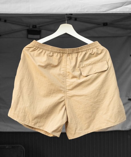 【XS,M残り1点】Light Nylon Shorts／ライトナイロンショーツ（Beige／ベージュ）