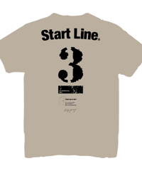 StartLine 3rd Anniversary T-shirt／3周年記念Tシャツ（Beige／ベージュ）