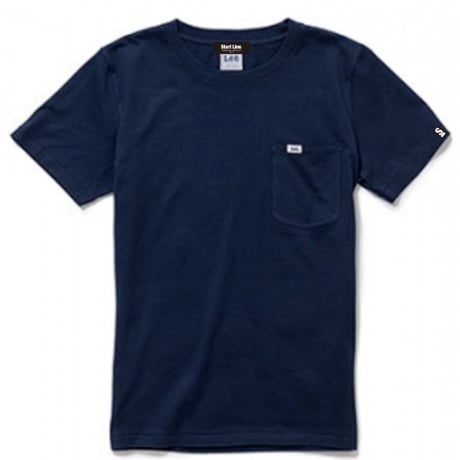 【XS残り1点】Lee with SL Pocket T-shirt／リーウィズポケットTシャツ（Navy／ネイビー）  ウィメンズ