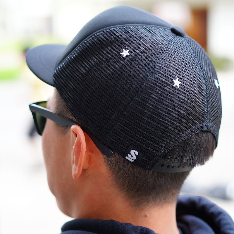 S Logo Alphabet Cap／エスロゴアルファベットキャップ（Black