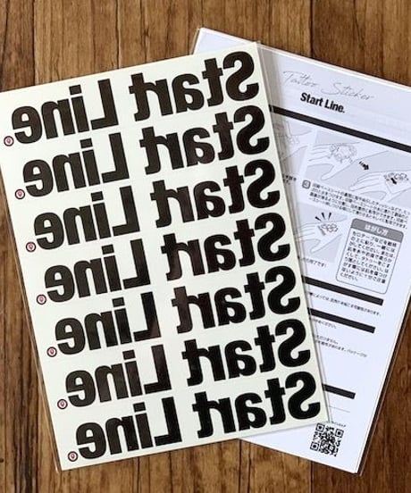 StartLine  Logo Tattoo Sticker／スタートラインロゴタトゥーステッカー（7枚セット）