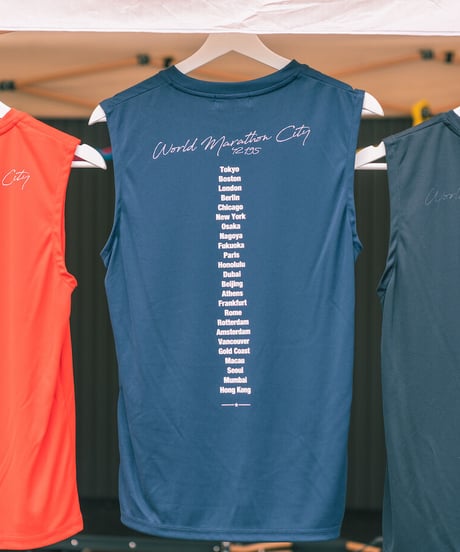 World Marathon City No-sleeve／ワールドマラソンシティーノースリ（Red／レッド）