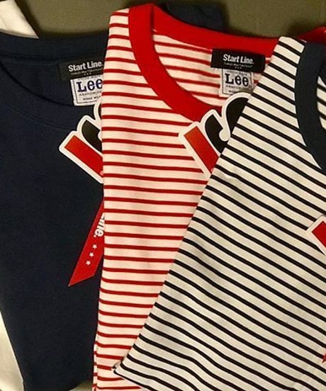 Lee with SL Pocket T-shirt／リーウィズポケットTシャツ（Navy／ネイビー）  ウィメンズ