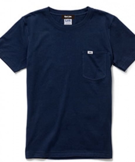 【M残り1点】Lee with SL Pocket T-shirt／リーウィズポケットTシャツ（Navy／ネイビー）