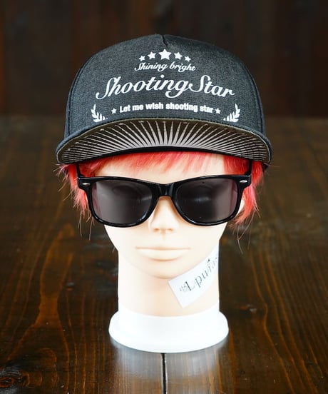 Shooting Star Denim Cap／シューティングスターデニムキャップ（Black／ブラック）