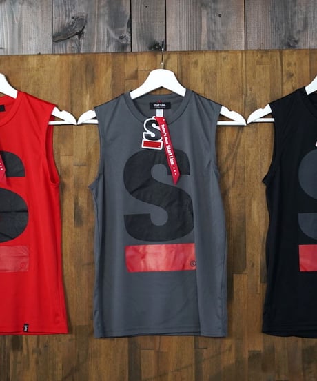 Big S Active No-sleeve／ビッグエスノースリ（Gray／グレー）