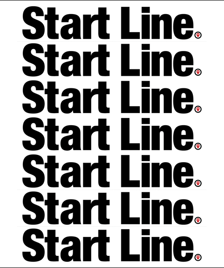 StartLine  Logo Tattoo Sticker／スタートラインロゴタトゥーステッカー（7枚セット）
