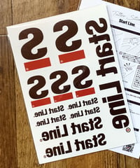 StartLine  Pack Tattoo Sticker／スタートラインパックタトゥーステッカー（12枚セット）